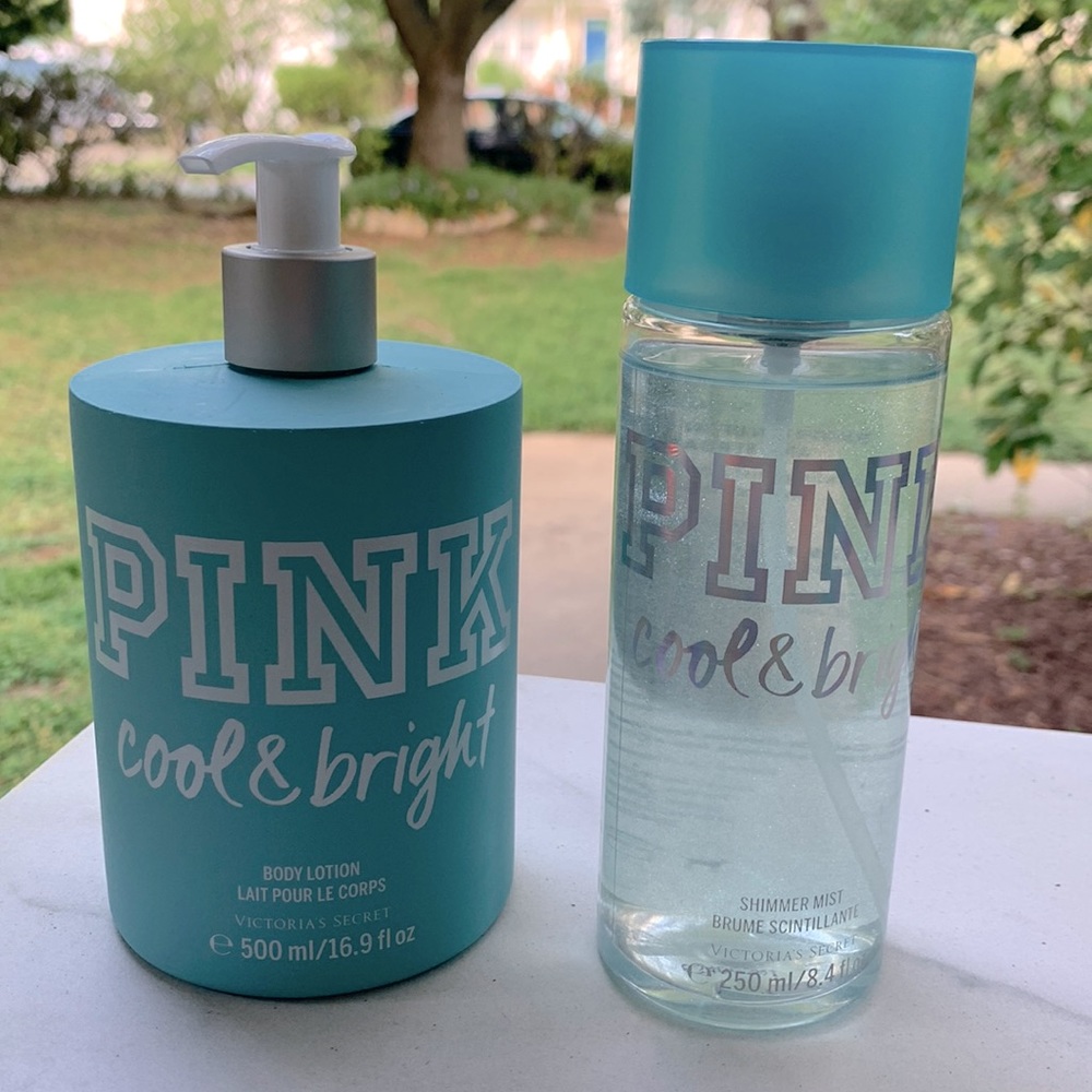 PINK Cool & Bright Shimmer Mist & Body Lotion